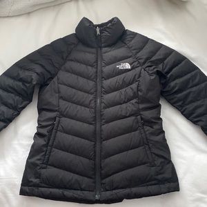 North Face black puffer jacket